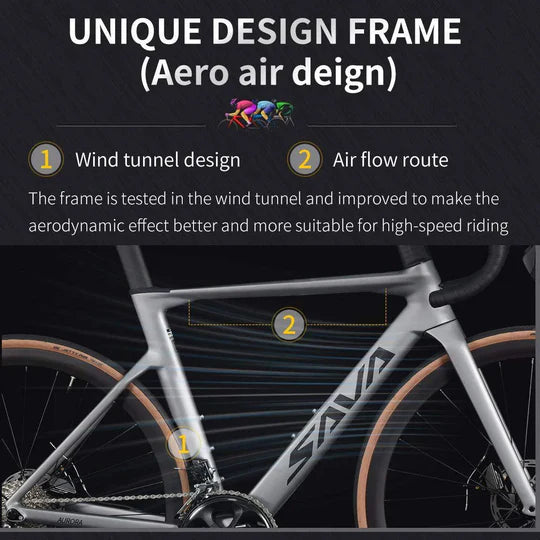 A7 Full Integrated Carbon Fiber Bike 22S