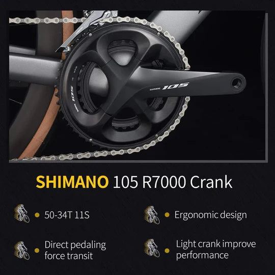 A7 Full Integrated Carbon Fiber Bike 22S